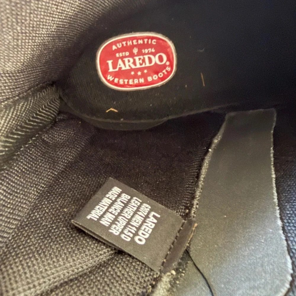 Laredo Fletcher Western Boots Pointed Toe Sz 11.5 Men Rodeo Cowboy Country Howdy - Picture 6 of 16